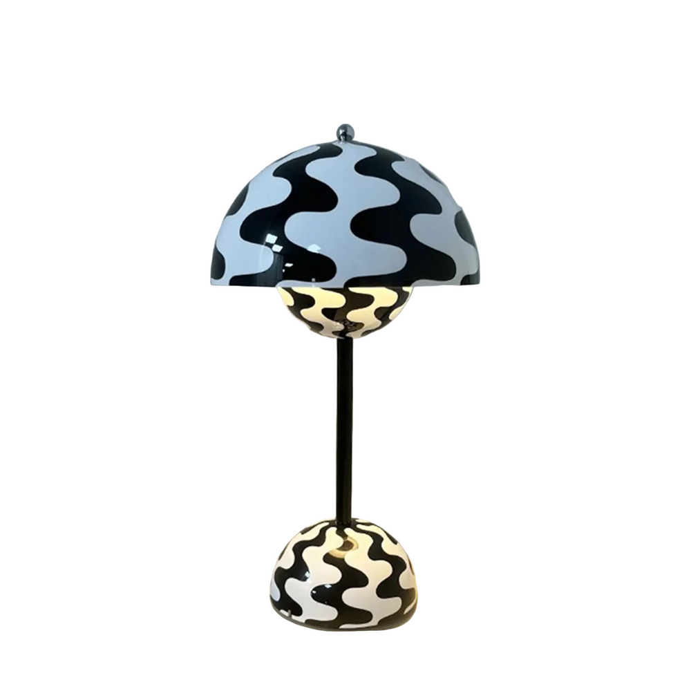 Lampe Rétro Pop – Style Psychédélique & Fonctionnalités Modernes.